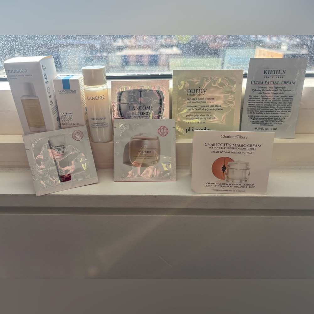 9 Piece Skincare Sample Set featuring LANEIGE, mixsoon, la roche-posay, lancome